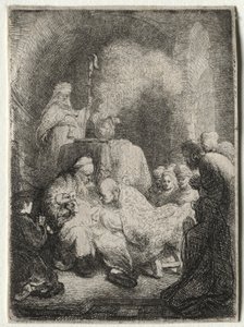 Omskärelsen: Liten tallrik av Jean Baptiste Carpeaux
