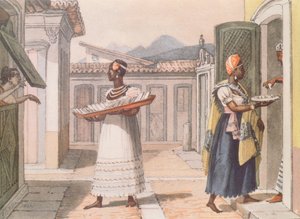 Resande försäljare i Rio de Janeiro 1827, från 