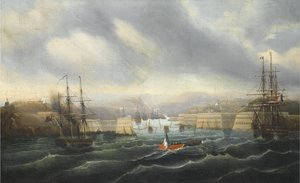 Belägringen av Sevastopol, ca 1856-1857 av Jean Baptiste Durand Brager