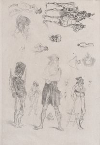 Skissblad Skissblad, 1868. av Jean-Baptiste Edouard Detaille