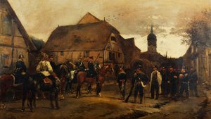 Fånget, 1878 av Jean-Baptiste Edouard Detaille