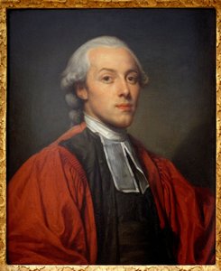 Porträtt av Charles Paul Jean Baptiste de Bourgevin de Viaart de Saint Morys (1772-1817), rådman i Storkammaren i Parlament i Paris. Målning av Jean Baptiste Greuze (1725-1805), olja på trä. fransk konst av Jean Baptiste Greuze