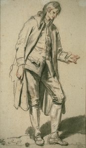 Studie av en brudgum av Jean Baptiste Greuze