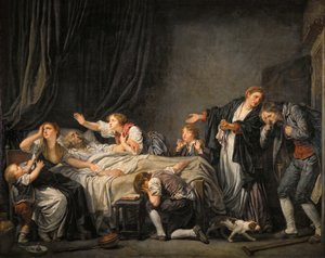 Fädernas förbannelse: Sonen straffad av Jean Baptiste Greuze