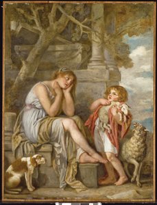 l "Agneau Cheri, 1780-talet av Jean Baptiste Greuze