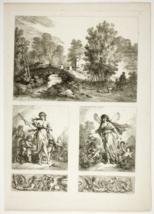 Plåt 22 av 38 från Oeuvres de J. B. Huet av Jean Baptiste Huet