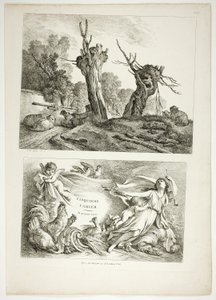 Plåt 25 av 38 från Oeuvres de J. B. Huet av Jean Baptiste Huet