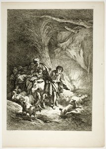 Plåt 30 av 38 från Oeuvres de J. B. Huet av Jean Baptiste Huet