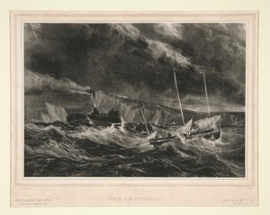 Dover kusten av Jean Baptiste Isabey