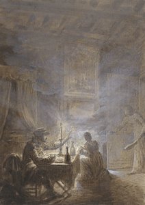 Den rökande eldstaden av Jean Baptiste Isabey