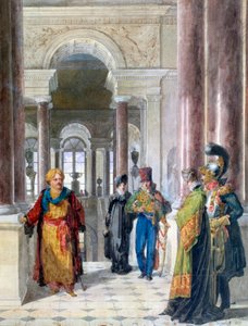 Utforska museet, 1817 av Jean Baptiste Isabey