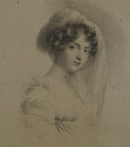 Fru. Horace Vernet av Jean Baptiste Isabey