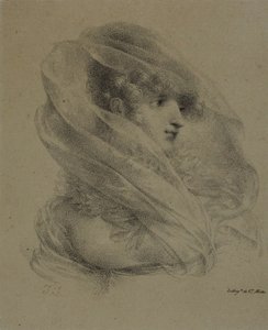 Fru Ledieu av Jean Baptiste Isabey