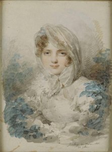 Porträtt av Ekaterina Pavlovna Bagration 1783-1857, född Skavronska av Jean Baptiste Isabey