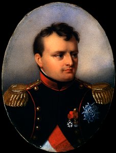 Porträtt av kejsar Napoléon I Bonaparte 1769-1821, tidigt 1800-tal. av Jean Baptiste Isabey