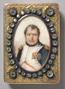 Porträtt av Napoleon I, fransmännens kejsare, 1810. av Jean Baptiste Isabey