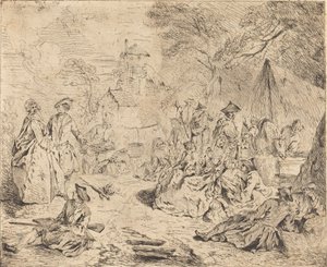 Trupper vilar av Jean Baptiste Joseph Pater