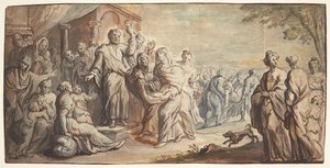 En religiös presentation av Jean Baptiste Jouvenet