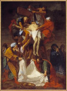 The Descent of the Cross Målning av Jean Jouvenet (1644-1717) 1697 Sön. 4,24x3,12 m
