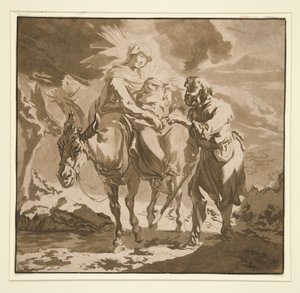 Flygningen till Egypten av Jean Baptiste Le Prince