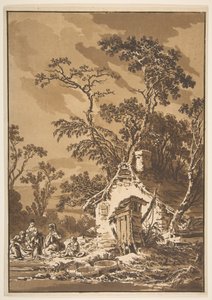 Tvättkvinnorna Tvättarna, 1771. av Jean Baptiste Le Prince