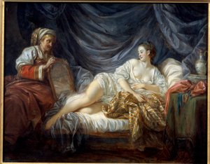 La Sultane-målning av Jean Baptiste Leprince (1734-1781) 1772 Metz, Museum of Fine Arts