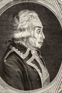 Greve Nicolas Luckner, graverad av Pannemaker-Ligny, från 