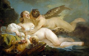 Diane et Callisto - Diana och Callisto av Pierre, Jean-Baptiste Marie (1714-1789)