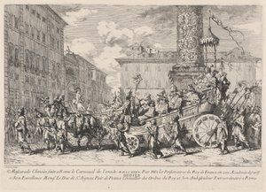 Kinesisk maskerad gjord i Rom (kinesisk maskerad) av Jean Baptiste Marie Pierre
