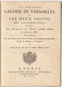 The Grand Gallery of Versailles, och de två medföljande salongerna (The Grand Gallery of Versailles och Two Accompanying Salons) av Jean Baptiste Masse