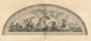 Holland, Centre of the Salon of Peace Mittemot drottningens lägenheter [pl. 48] av Jean Baptiste Masse