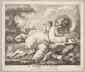 Amors sömn. av Jean Baptiste Michel