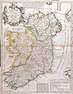 Karta över kungariket Irland, avliden till Marie d