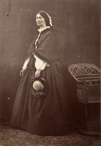 [Grevinnan Canning, Simla], 1861. av Jean Baptiste Oscar Mallitte