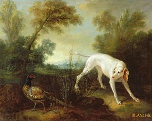 Blanche, tik från Royal Hunting Pack av Jean Baptiste Oudry