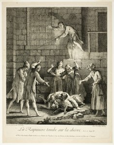 Serietidningar: Plundraren faller på geten av Jean Baptiste Oudry