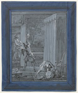 Maken, hustrun och tjuven / Le Mari, la Femme et le Voleur Illustrationer till fabler av Jean de La Fontaine (serietitel) av Jean Baptiste Oudry