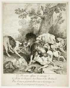 Vargen i viken av Jean Baptiste Oudry