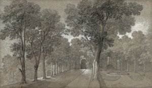Utsikt över parken i Arcueil, 1744 av Jean Baptiste Oudry