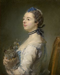Magdaleine Pinceloup de la Grange, född de Parseval av Jean Baptiste Perronneau