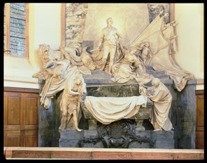 Grav av marskalk Maurice de Saxe (1696-1750) 1756-77 (marmor)