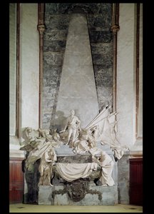 Grav av marskalk Maurice de Saxe (1696-1750) 1756-77 (marmor)