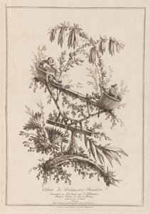 Kinesiska gungor anteckningsbok av Jean Baptiste Pillement