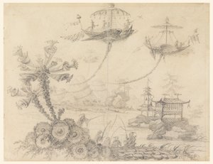 Chinoiserie Fantasy av Jean Baptiste Pillement