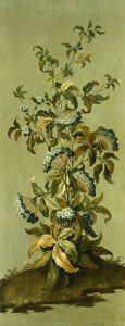 Dekorativa paneler med blommor av Jean Baptiste Pillement