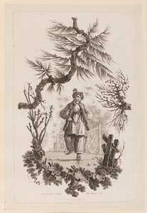 Figur under gren av Jean Baptiste Pillement