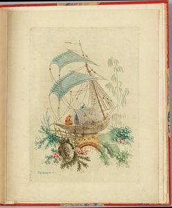 Ornamental design från "Nouvelle suite de cahiers chinois a l