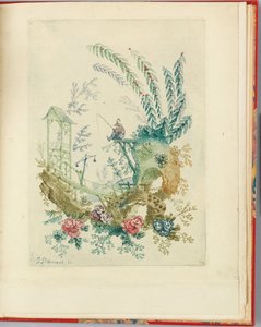 Ornamental design från "Nouvelle suite de cahiers chinois a l