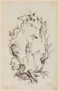 Tavla 2, från "A New Book of Chinese Ornaments" av Jean Baptiste Pillement