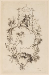 Tavla 3, från "A New Book of Chinese Ornaments" av Jean Baptiste Pillement